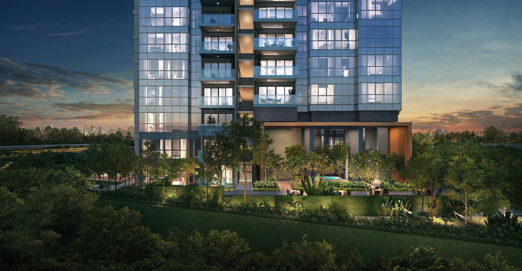 Evening view (artist’s impression)